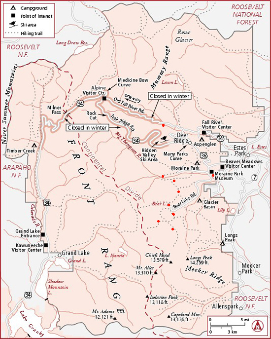 RMNP Map